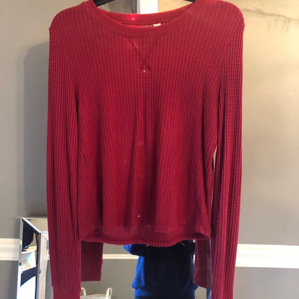 Pacsun Waffle Knit Top